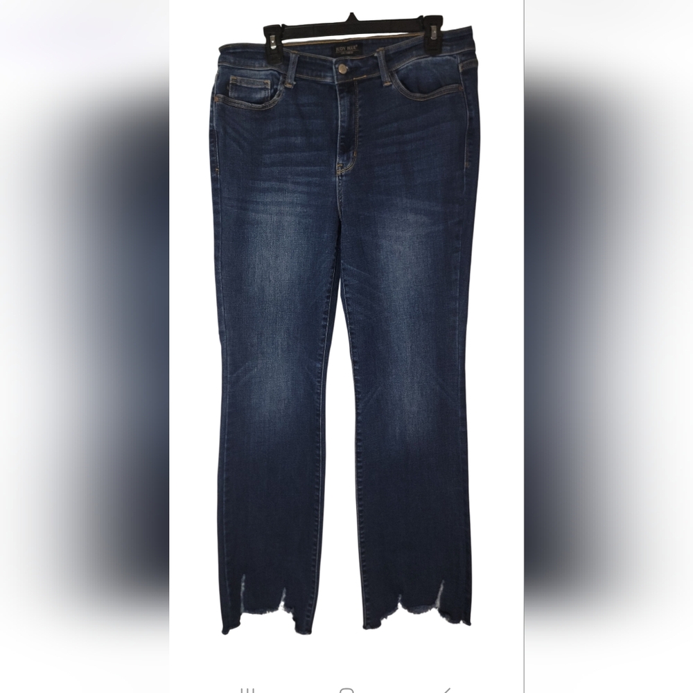 Judy Blue Jeans Womens 15/32 Dark Blue Boot Cut Mid Rise Style JB82519DK